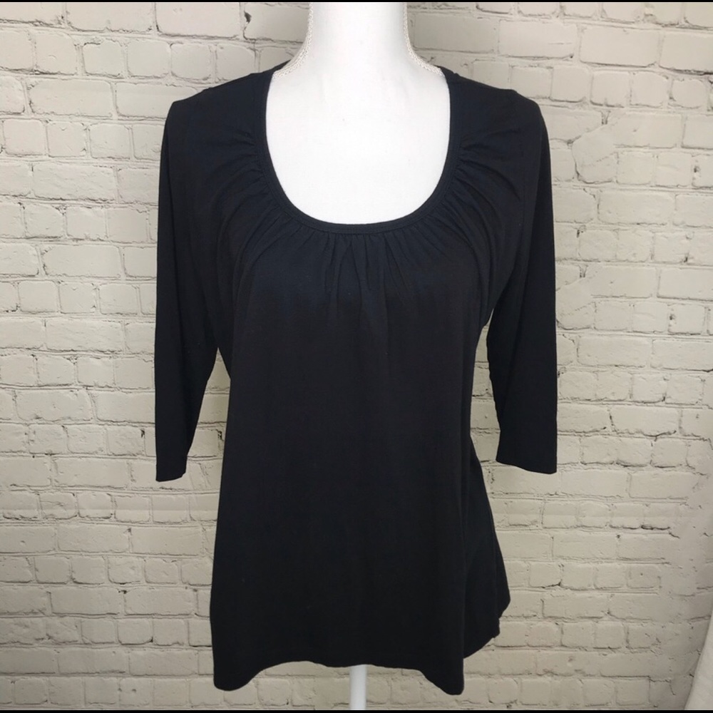 Anthropologie Lucy & Laurel Black Blouse - 1x